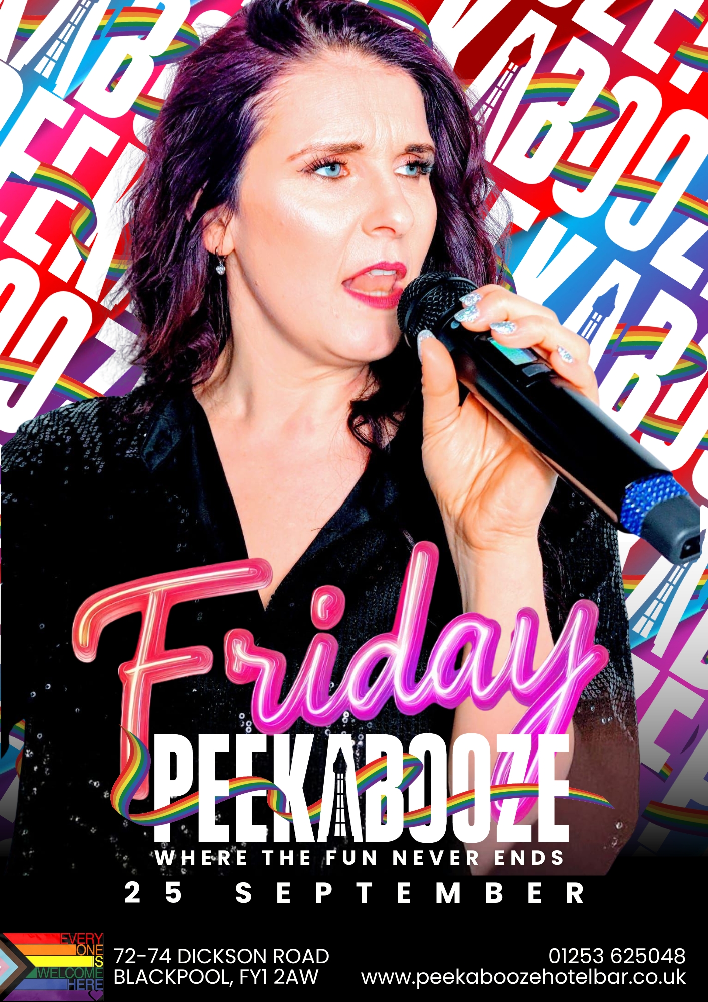🎤 Kat B Live at PeekaBooze – Friday 25th September from 9.00pm 🎤