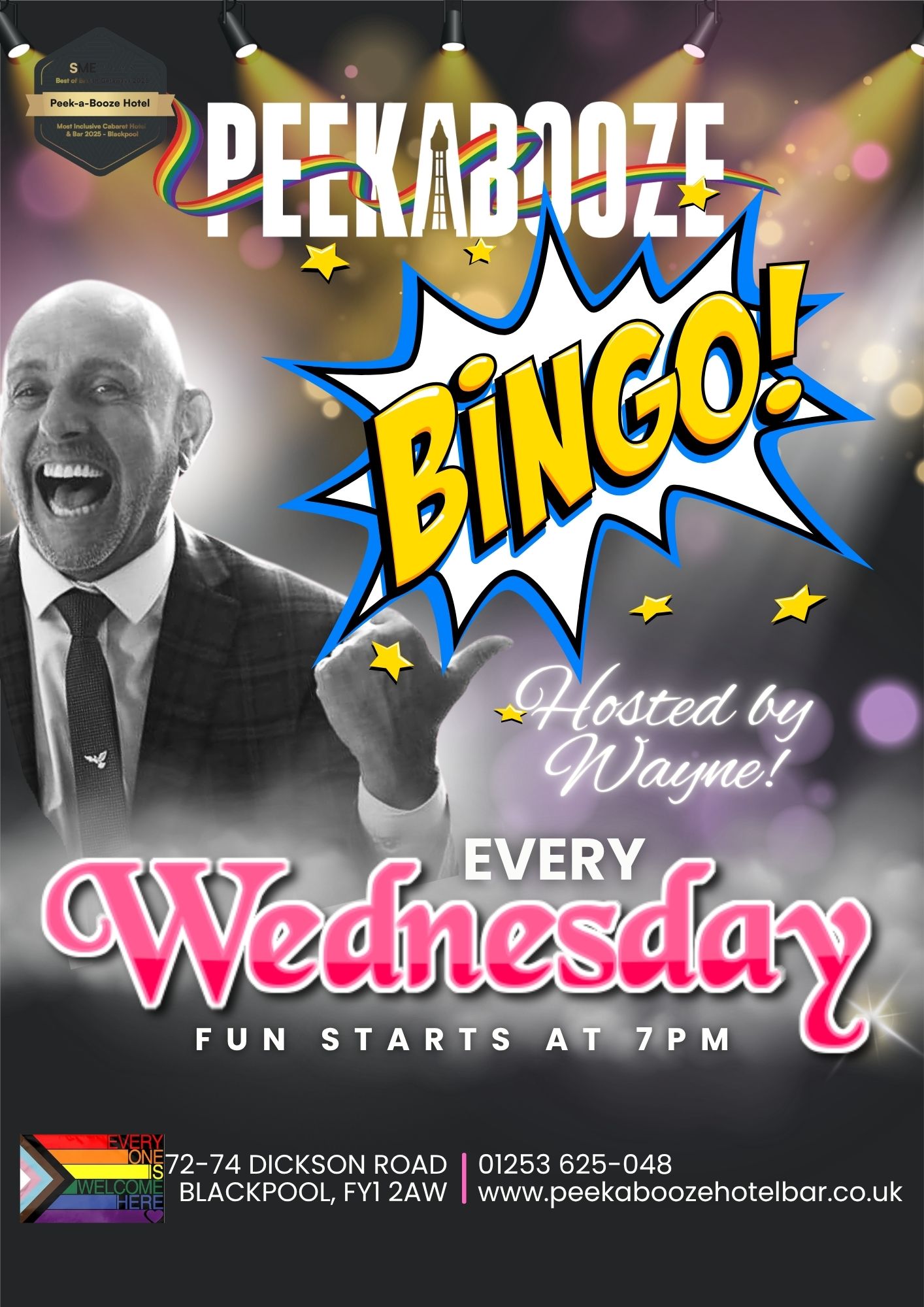 Bingo from 7.00pm! 🎉